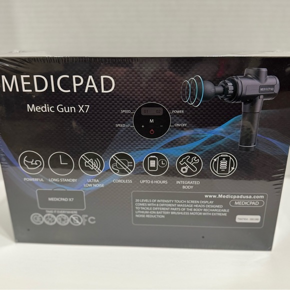 MedicPad Medic Massage Gun “X7” NWT - Picture 2 of 6